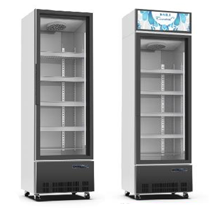 small merchandiser cooler and small cooler merchandiser